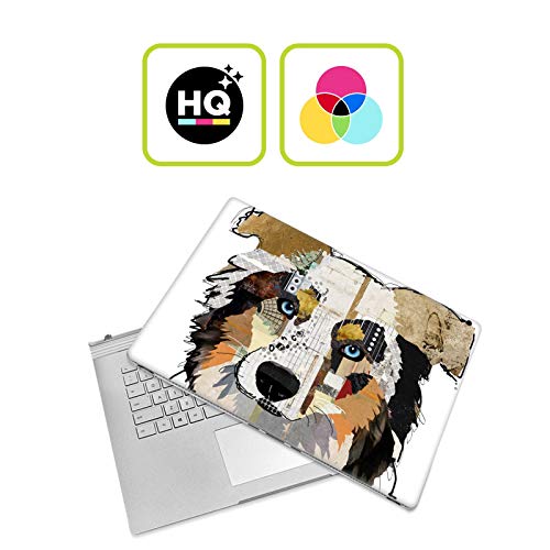 Sticker Michel Keck Australian Shepherd avec découpe précise pour Microsoft Surface Book 2 - 2