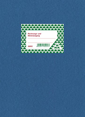 RNK 30053 factura salida y Ware salida, libro con 80 páginas, DIN A4