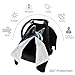 Baby Car Seat Canopy Cover for Mom, Soft Breathable Nursing Breastfeeding Covers Multi Use Stroller Sun Shade Newborn Shower Gift，3D Wolf