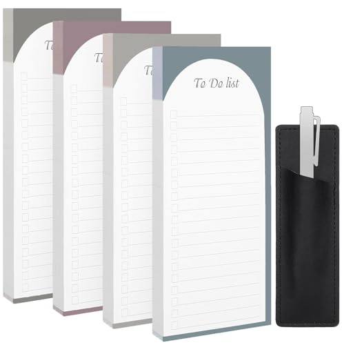 Bloc-notes magnétiques Thboxes anti-oubli pour liste de courses aimantée toujours sous les yeux