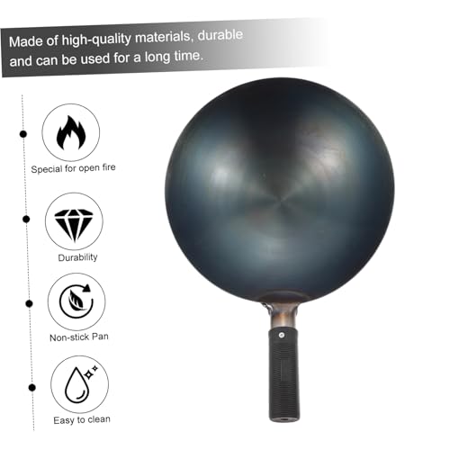 Wok para cocinar con mango ergonómico Alipis miniatura 3