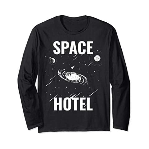 Space Hotel Space Station Outer Space Long Sleeve T-Shirt Cover