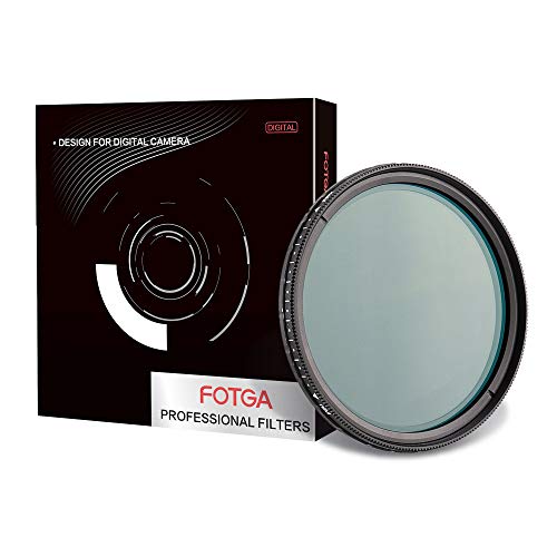 Filtro ND de densidad neutra variable Fotga 46mm para foto de larga exposición