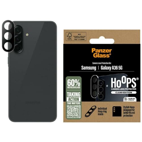 PanzerGlass Hoops Transparent Protection caméra Samsung Galaxy A36 5G