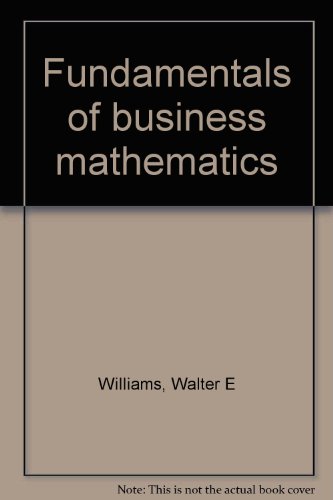Fundamentals of Business Mathematics 0697080692 Book Cover