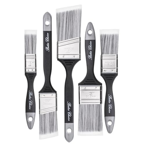 Bates Paint Brushes 5 Pack - Flat & Angle