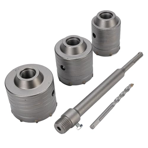 Kit de sierras de corona para concreto 55mm, 65mm, 75mm miniatura 2