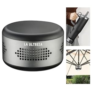 Magnetic Tumbler Speaker, Bluetooth Shower Speaker, Magnet or Self-Adhesive Mountable, Wireless, IPX5 Waterproof, 10H Playtime, BT5.1, for Party/Outdoor/Beach, Gift (Black)