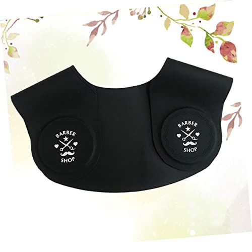 Housoutil 1 Unidade Capa De Barbeiro De Salão Manto Preto Bata Curta Para Cabelos Tingidos Capa De C