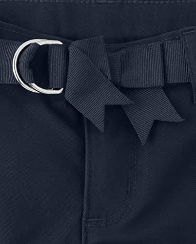Image of Gymboree Girls' and Toddler Belted Twill Chino Pants Uniform