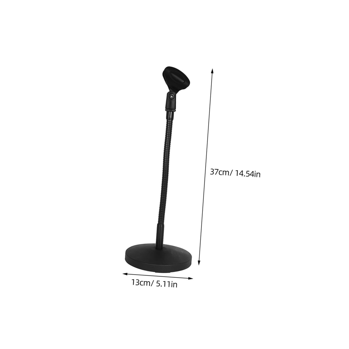 SUPVOX Supporto Microfono Da Tavolo Regolabile Metallo Con Base Stabilizzante Per Uso Gaming e Streaming Asta Telescopica Per Microfono Professionale