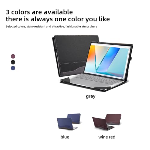 Funda para Laptop ASUS Vivobook S16 16" PU Cuero Azul miniatura 7