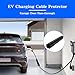 EVACCY EV Charger Cable Protector, Garage Door Pass Through, Electric Car Charging Cable Protector, Heavy-Duty Soft Rubber, ID 21mm, for Tesla Gen 2 (Model 3/Y/X/S) and J1772 Wall Connectors
