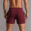 Men's 3 Inch Running Shorts Gym Training Bodybuilding Short Breathable Cotton Sports Shorts Wind red L #3