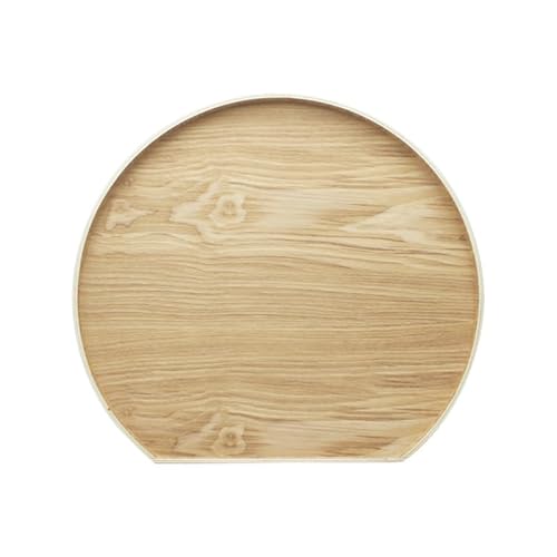 Ciao 半月膳 トレー おしゃれ トレイ 木製 お盆 大きい 北欧 36cm (ナチュラル) - Ciao - 商品画像