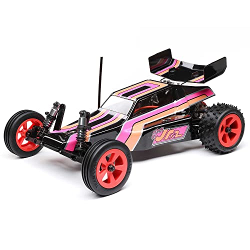 Losi RC Car 1/16 Mini JRX2 Brushed 2 Wheel Drive Buggy RTR Includes Everything Needed to Run Black...