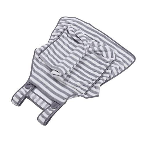 Cabilock Comfortable Coral Fleece Cat Holding Apron with Pet Carrier for Cats Easy to Wear Convenient Shoulder Strap for Relaxing and Traveling with Your Pet