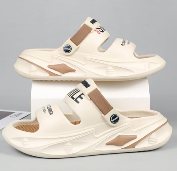 Men's Breathable EVA Slides – Non-Slip Open Toe Slippers for Beach, Pool & Outdoor Walking2