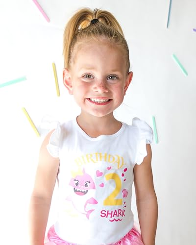 Image of Perfect Pairz 2nd Birthday Outfit Baby Girl Tutu Dress Set