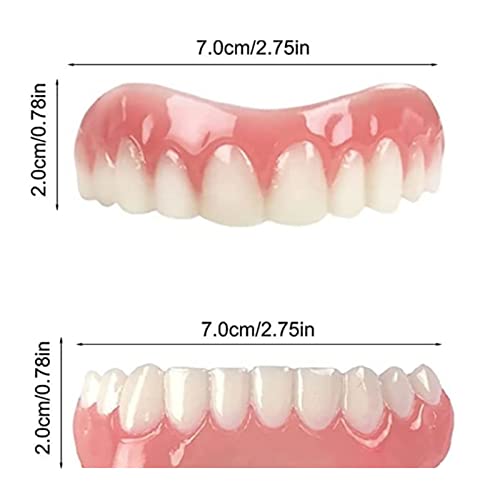 Mdrtirim Instant Smile 4 Generations Of Dentures Upper And Lower Teeth Decorative Dental Stickers Facial Makeup Teeth For Women Men #TOP2