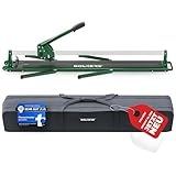 BOLKERS® ProCut XL 1200 Fliesenschneider - Fliesenschneider 1200mm Schnittlänge - präzise Schnitte dank Wolframcarbid-Schneidrad mit Kugellager - Flisenschneidmaschine mit magnetischem Brechstempel