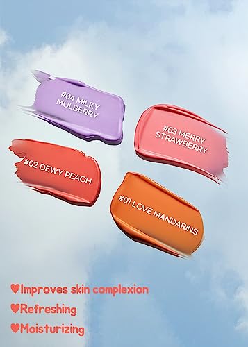 Colorgram Juicy Drop Cheek 02 Dewy Peach | Liquid Blush & Highlighter For Cheeks, Color Rouge, Daily Makeup, Cream Blush, Coral Pink Blush, Korean Beauty #TOP2