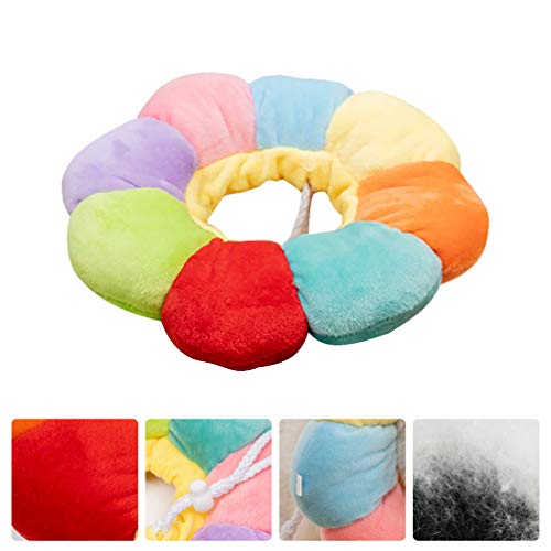 POPETPOP Recuperação Do Gato Ajustável Collar Bonito Girassol Pescoço Em Forma de Cone Isabelino Col