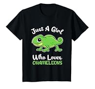 This funny Just a Girl Who Loves Chameleons tee is a great way to show that you love Chameleons animal. Great design for your daughter, granddaughter, wife, girlfriend or anyone who adores chameleons. Lightweight, Classic fit, Double-needle sleeve an...