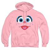 Sesame Street Abby Cadabby Crayon Sketch Adult Pull-Over Hoodie, Pink, Small