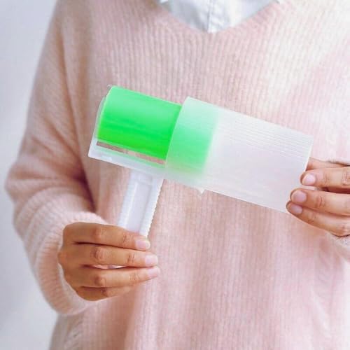 Rolo Adesivo Tira Pelos Papa Bolinhas Ecológico Lavável e Reutilizável Removedor de Pelos para Roupa