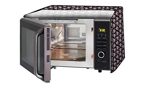 Image of Stylista Microwave Oven Cover for LG 20 L Solo MS2043DB Floral Pattern Multicolor