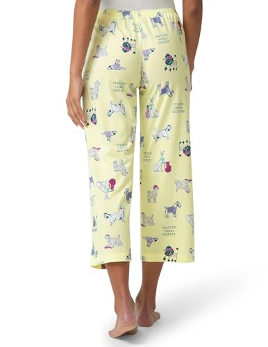 Image of HUE Women's Summer Vacation Pajama Separates, Soft, Whimsical Print Pjs with Tropical Beach Themes, Flip Flops, Cocktails
