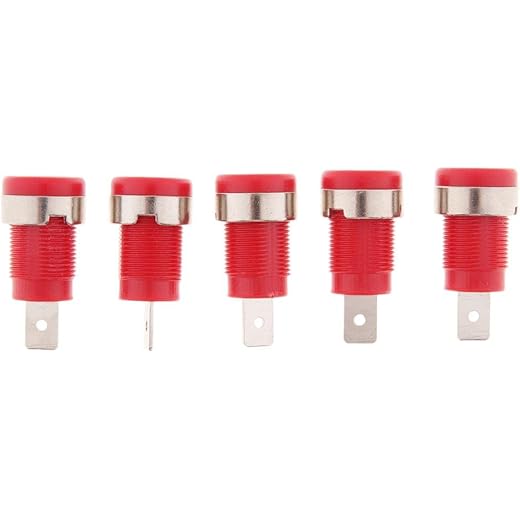 bnf 5Pieces 4mm Banana Jack Binding Post Nut for Multimeter
