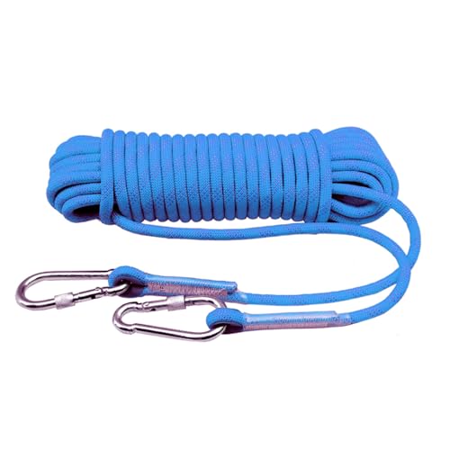 Corde d'escalade statique de 20mm, matériel de survie robuste bleu - 2
