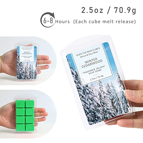 SCENTORINI-Wax-Melts-Wax-Cubes-Winter-Cedarwood-Candle-Wax-Melts-Strong-Scent-Soy-Scented-Wax-Melts-for-Wax-Warmer-Christmas-Home-Decor-2-x-25-oz SCENTORINI Wax Melts Wax Cubes Winter Cedarwood Candle Wax Melts Strong Scent Soy Scented Wax Melts for Wax Warmer Christmas Home Decor 2 x 25 oz