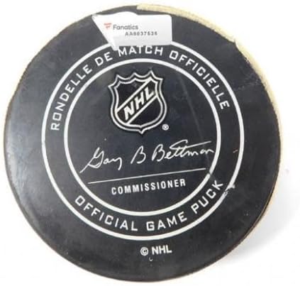2019 Arizona Coyotes vs. LA Kings Game Used Puck 3-9-19 AA0073535 - NHL Unsigned Game Used Pucks