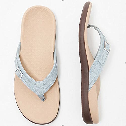 Pbnbp Summer Womens Flat Flip Flops Casual Comfort Cloud Slides Beach Sandals Non Slip Thong Fashion Sold Color Sandalies Trendy Backless Open Toe Beach Shoes thumb #1