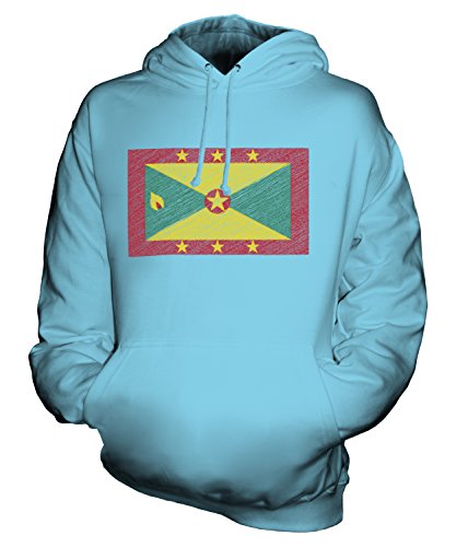 Sweat Unisexe Granada Pull Confortable avec Motif Original de Drapeau
