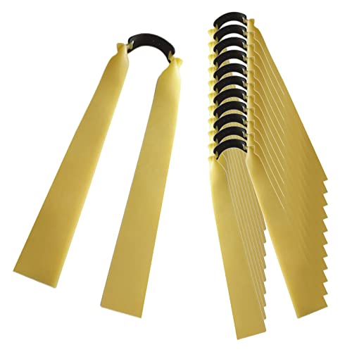 Steinschleuder Gummibänder 12er Set - 1,0mm Stärke Für Jagd Und Sport