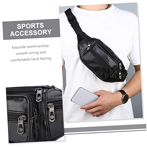 CLISPEED 3 Pçs Bolsa De Cinto Masculina Cinto Para Homens Carteira Crossbody Mochilas De Cintura De