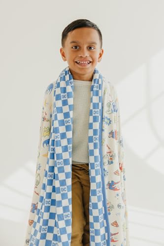 Image of Copper Pearl Jumbo 3-Layer Baby Blanket: Soft Baby Quilts for Boys and Girls | Breathable, Cozy, Toddler Blanket | Baby Quilt for Newborns | 60x72 Premium Material | Justice League