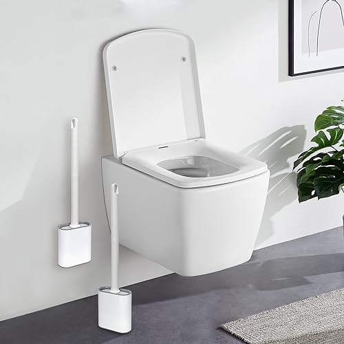 Scopino per WC, KIMTA Spazzolone WC Silicone