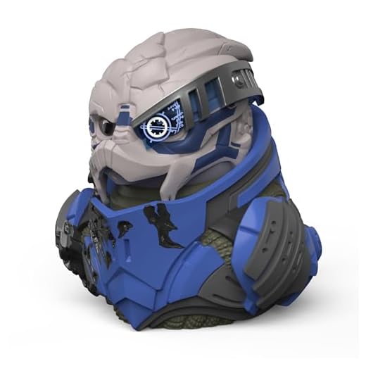 TUBBZ Boxed Edition Garrus - Figura Coleccionable de Pato de Goma de Vinilo - Producto Oficial de Mass Effect - Videojuegos de acción de Ciencia ficción FPS