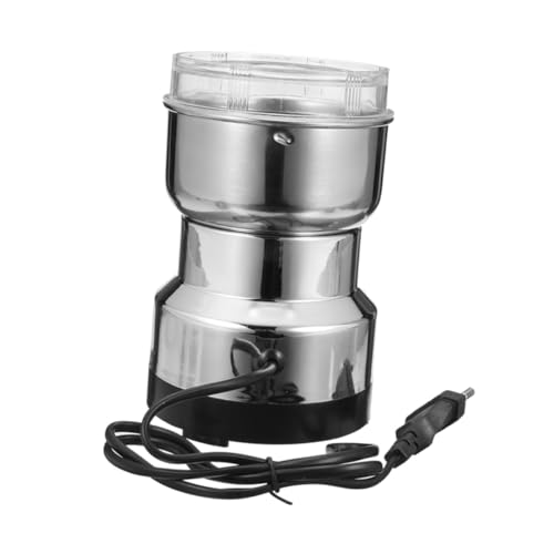 ULTECHNOVO Moulin à Café Électrique En Acier Inoxydable 220v Broyeur De Grains De Café Domestique Grain Électrique Pour Maison Broyeur Polyvalent Et Céréales