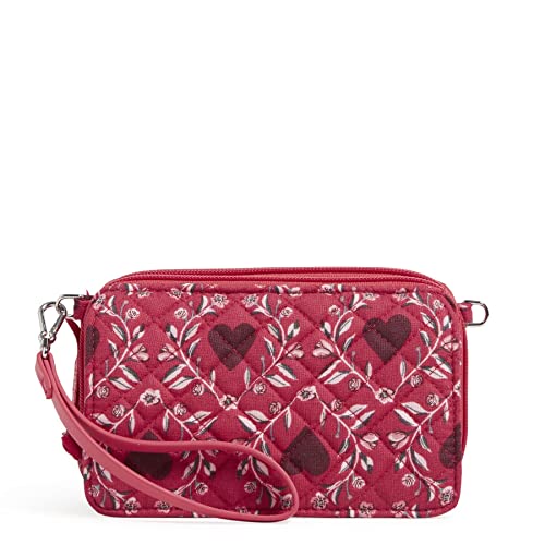 Image of Vera Bradley Women's Cotton All in One Crossbody Purse With RFID Protection