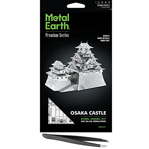 Osaka Castle puzzle métallique 3D Premium Series Fascinations avec outil pince de précision