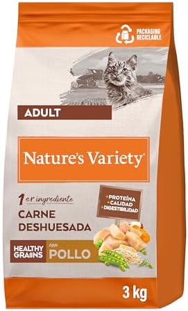 Nature's Variety Healthy Grains Pienso para Gatos Adultos con Pollo - 3kg