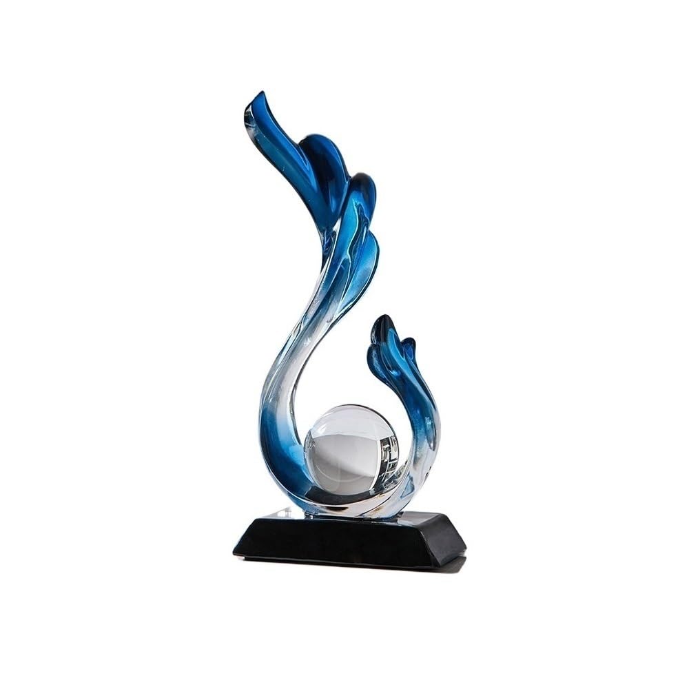 WQQYU6HKF Table Decorations Light Luxury Art Decoration Living Room TV Cabinet Wine Study Office Resin Ornaments Art Statue