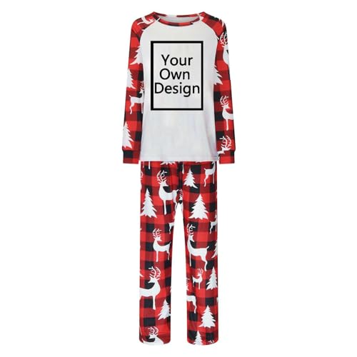 Custom Christmas Pajamas for Family Christmas Pajamas Matching Sets Personalized Photo Pj Customizable Pajama Set Gift2