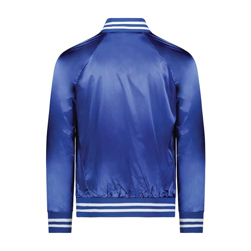 Augusta Sportswear 3610-280-LARGE Augusta Satin Baseball Jacket/Striped Trim thumb #1
